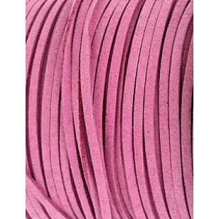 Suede Koord 3mm OudRoze